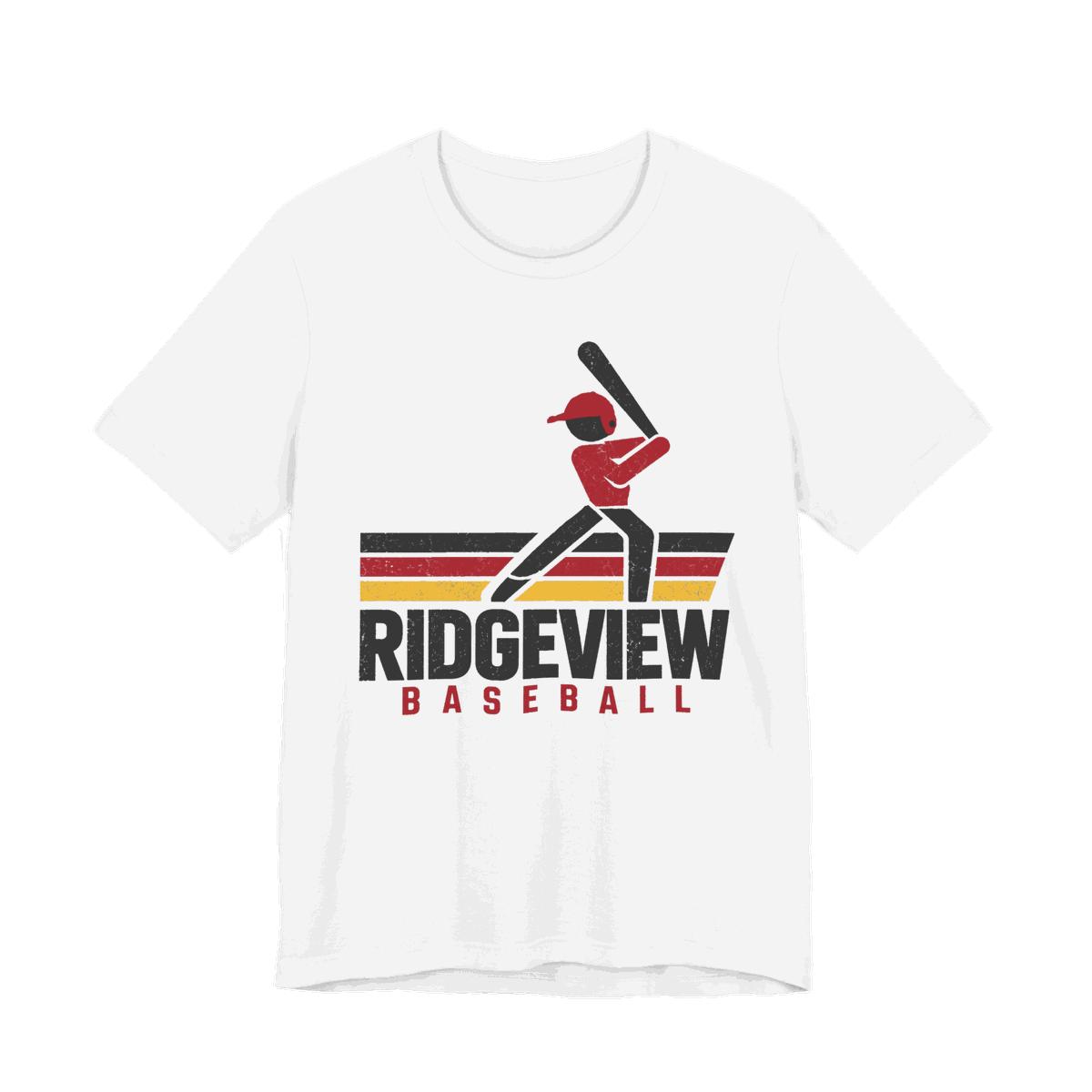 Ridgeview Baseball Tee — White