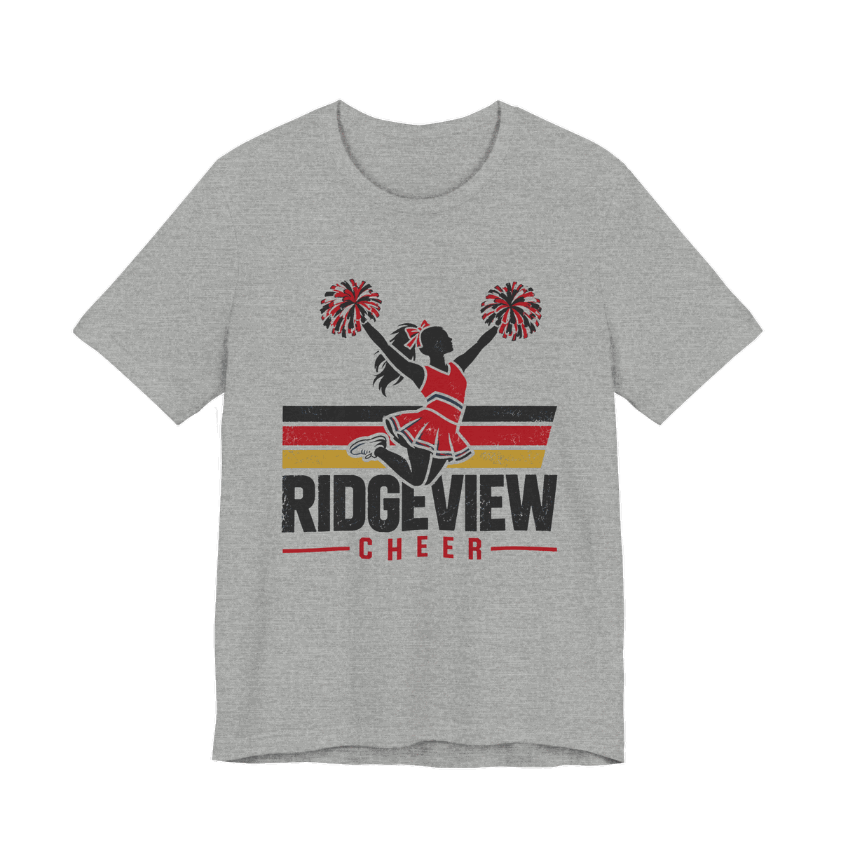 Ridgeview Cheer Tee — Athletic Heather