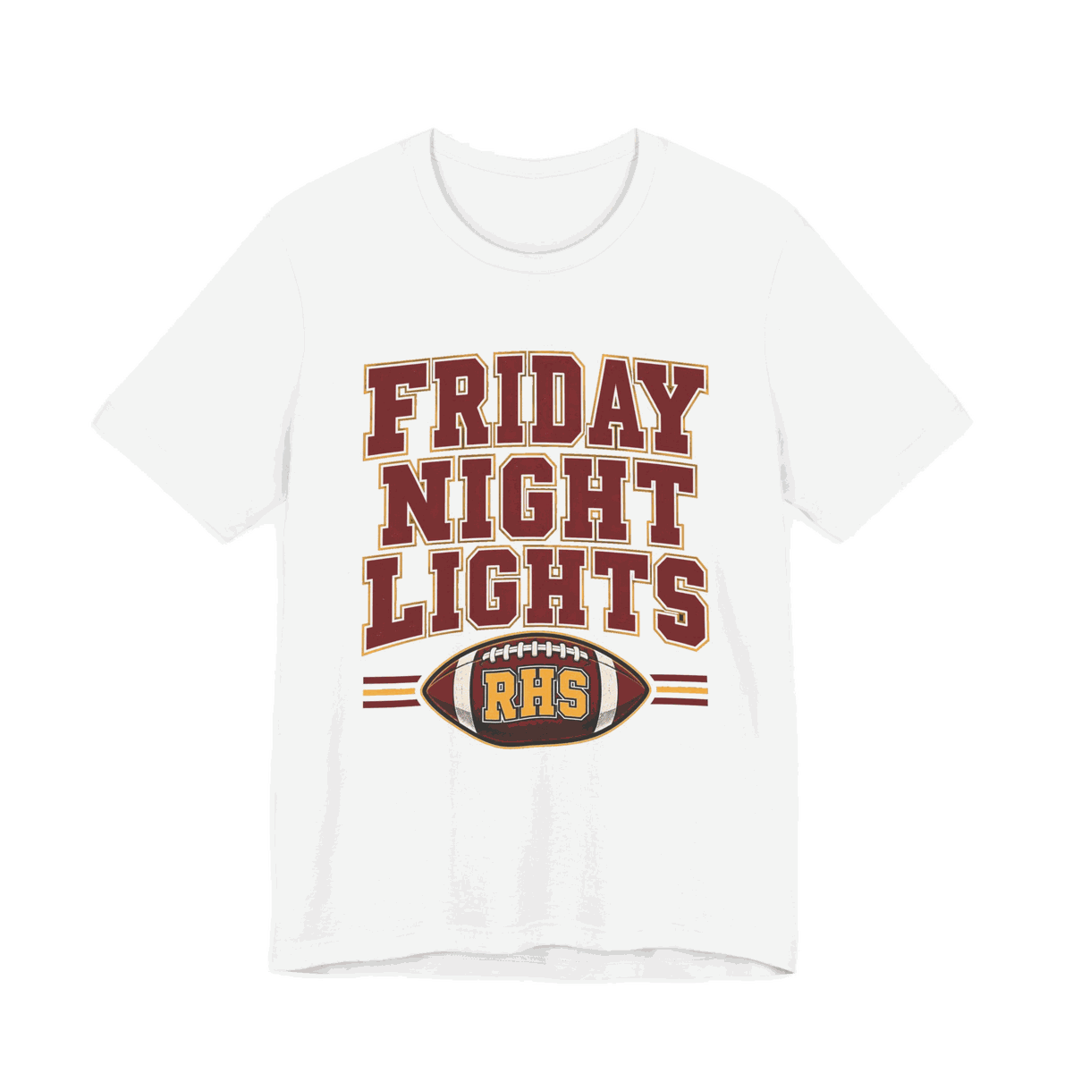 Ridgeview Friday Night Lights Tee — White