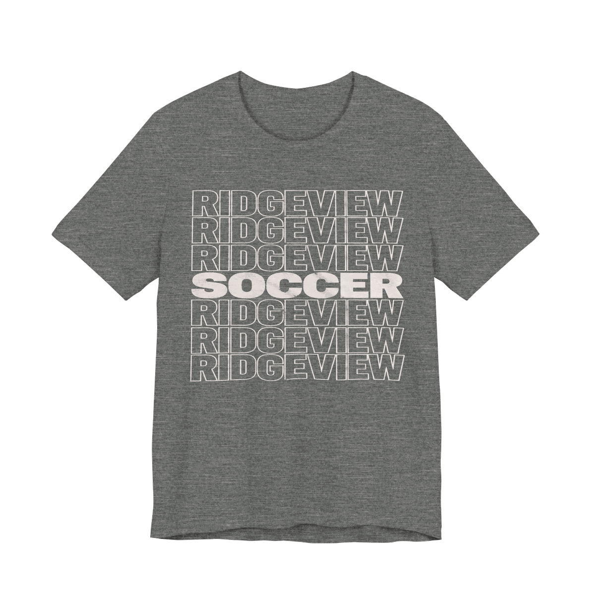 Ridgeview Soccer Repeat Tee — Deep Heather