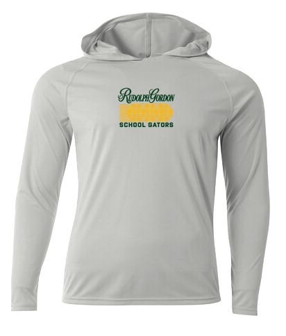 RGS Gators Banner — Cooling Long Sleeve Hoodie — Silver