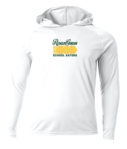 RGS Gators Banner — Cooling Long Sleeve Hoodie — White