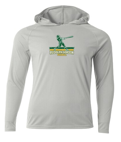 RGS Gators Baseball — Cooling Long Sleeve Hoodie — Silver