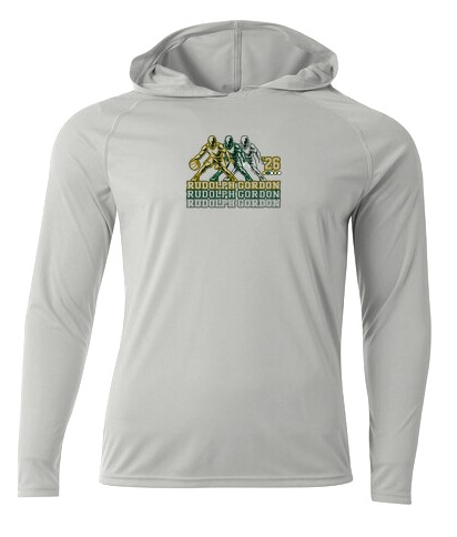 RGS Gators Basketball '26 — Cooling Long Sleeve Hoodie — Silver