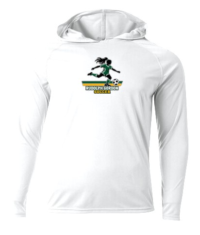 RGS Gators Girls Soccer — Cooling Long Sleeve Hoodie — White
