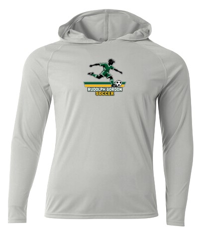 RGS Gators Soccer — Cooling Long Sleeve Hoodie — Silver