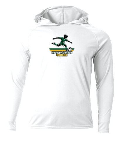 RGS Gators Soccer — Cooling Long Sleeve Hoodie — White