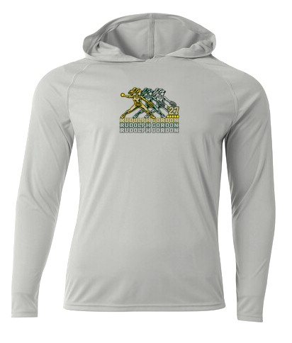 RGS Gators Softball '27 — Cooling Long Sleeve Hoodie — Silver