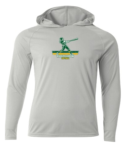 RGS Gators Softball — Cooling Long Sleeve Hoodie — Silver
