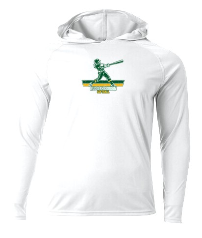 RGS Gators Softball — Cooling Long Sleeve Hoodie — White