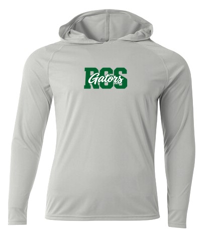 RGS Gators Two-Tone — Cooling Long Sleeve Hoodie — Silver