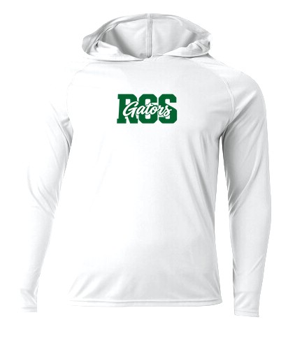 RGS Gators Two-Tone — Cooling Long Sleeve Hoodie — White
