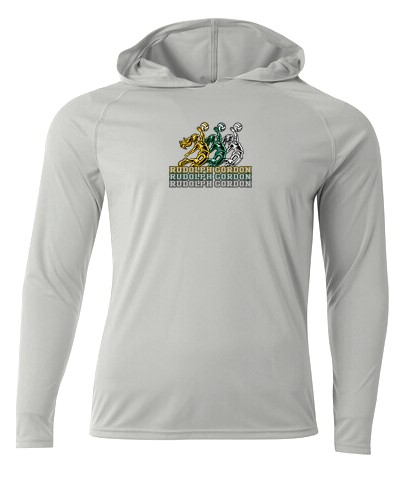 RGS Gators Volleyball Trio — Cooling Long Sleeve Hoodie — Silver