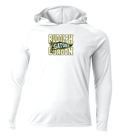 RGS Rudolph Gordon Pennant — Cooling Long Sleeve Hoodie — White