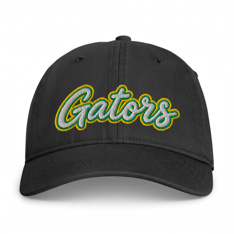 Gators Coastal Washed Cap — Black