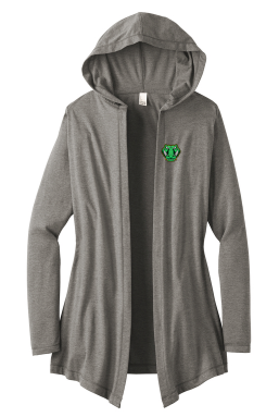 RGS Gator Head — Perfect Tri Hooded Cardigan — Grey Frost
