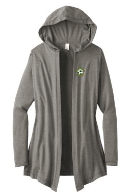 RGS Rudolph Gordon Soccer Circle — Perfect Tri Hooded Cardigan — Grey Frost