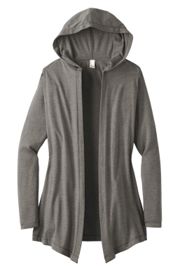 RGS Varsity Patch — Perfect Tri Hooded Cardigan — Grey Frost