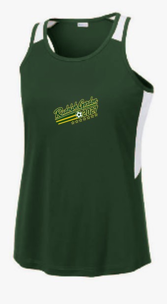 RGS Gators 2027 Stars — Tank Top — Forest Green/ White