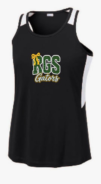 RGS Gators Bow — Tank Top — Black/ White