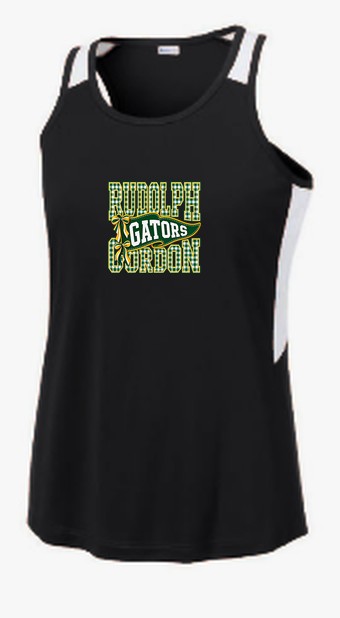RGS Gators Gingham — Tank Top — Black/ White