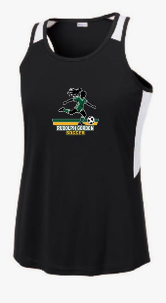 RGS Gators Girls Soccer — Tank Top — Black/ White