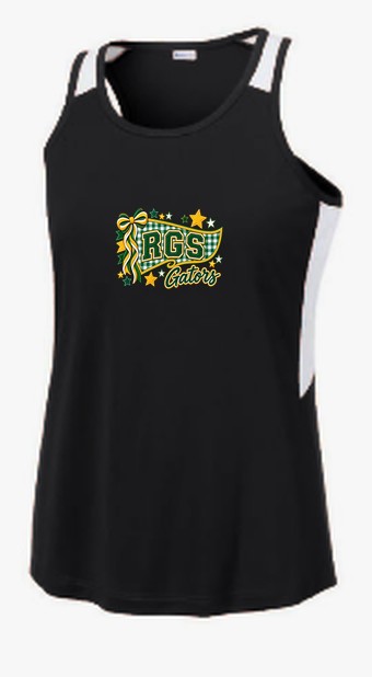 RGS Gators Pennant — Tank Top — Black/ White