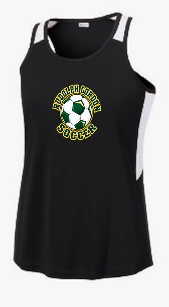 RGS Gators Soccer Badge — Tank Top — Black/ White