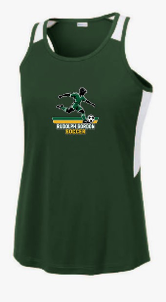 RGS Gators Soccer — Tank Top — Forest Green/ White