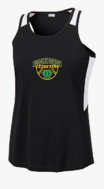 RGS Gators Softball Emblem — Tank Top — Black/ White