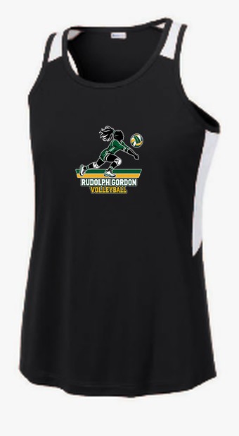 RGS Gators Volleyball — Tank Top — Black/ White