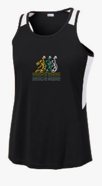 RGS Gators Volleyball Trio — Tank Top — Black/ White