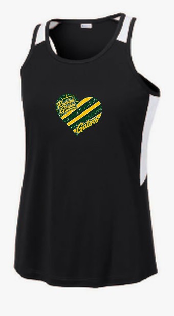 RGS Gators Heart — Tank Top — Black/ White